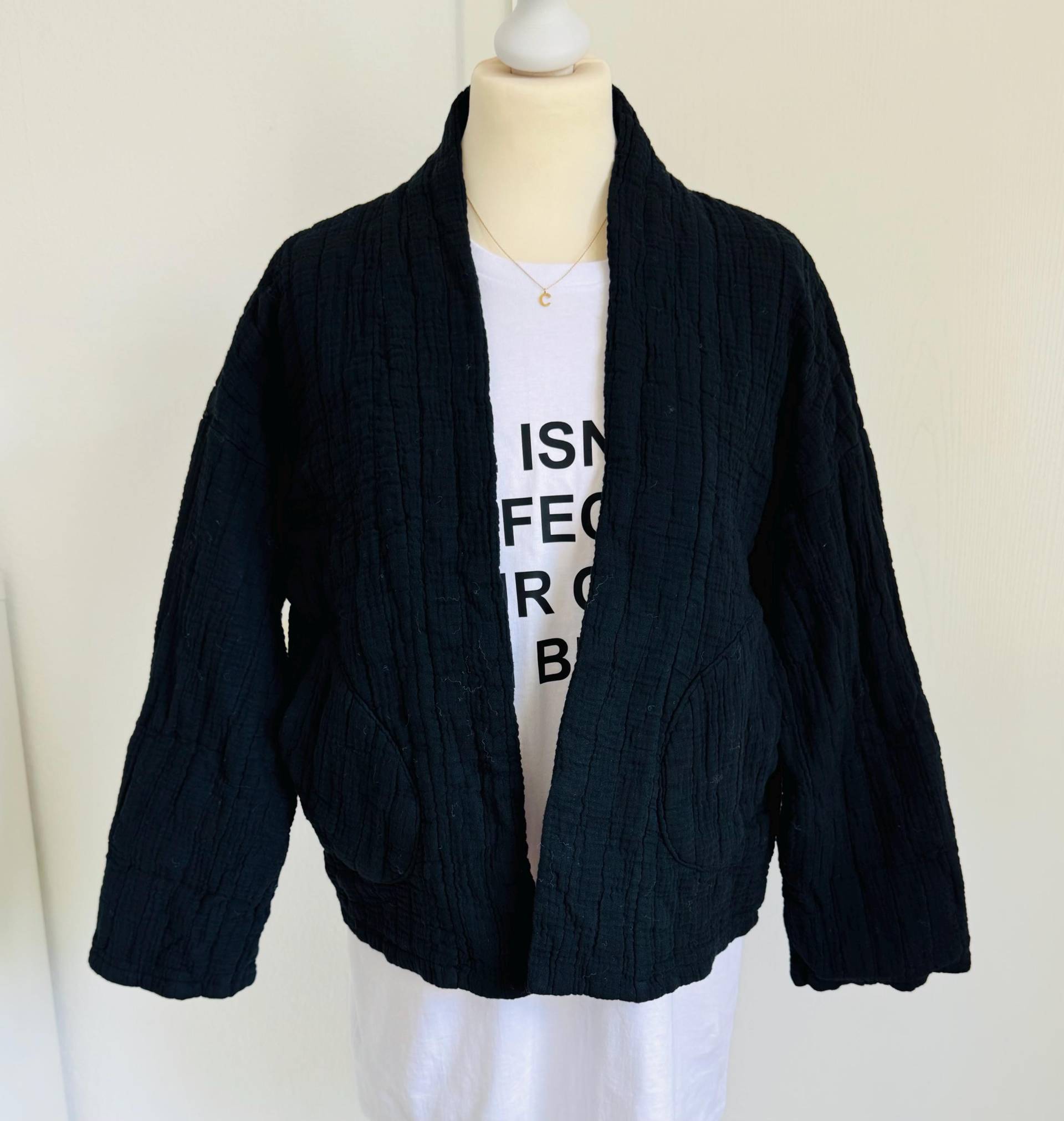 Musselin-Jacke Kim - Schwarz Schuhzwang von schuhzwang