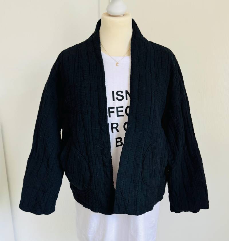 Musselin-Jacke Kim - Schwarz Schuhzwang von schuhzwang