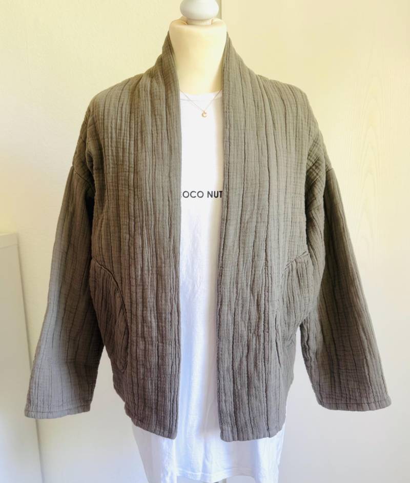 Musselin-Jacke Kim - Taupe Schuhzwang von schuhzwang