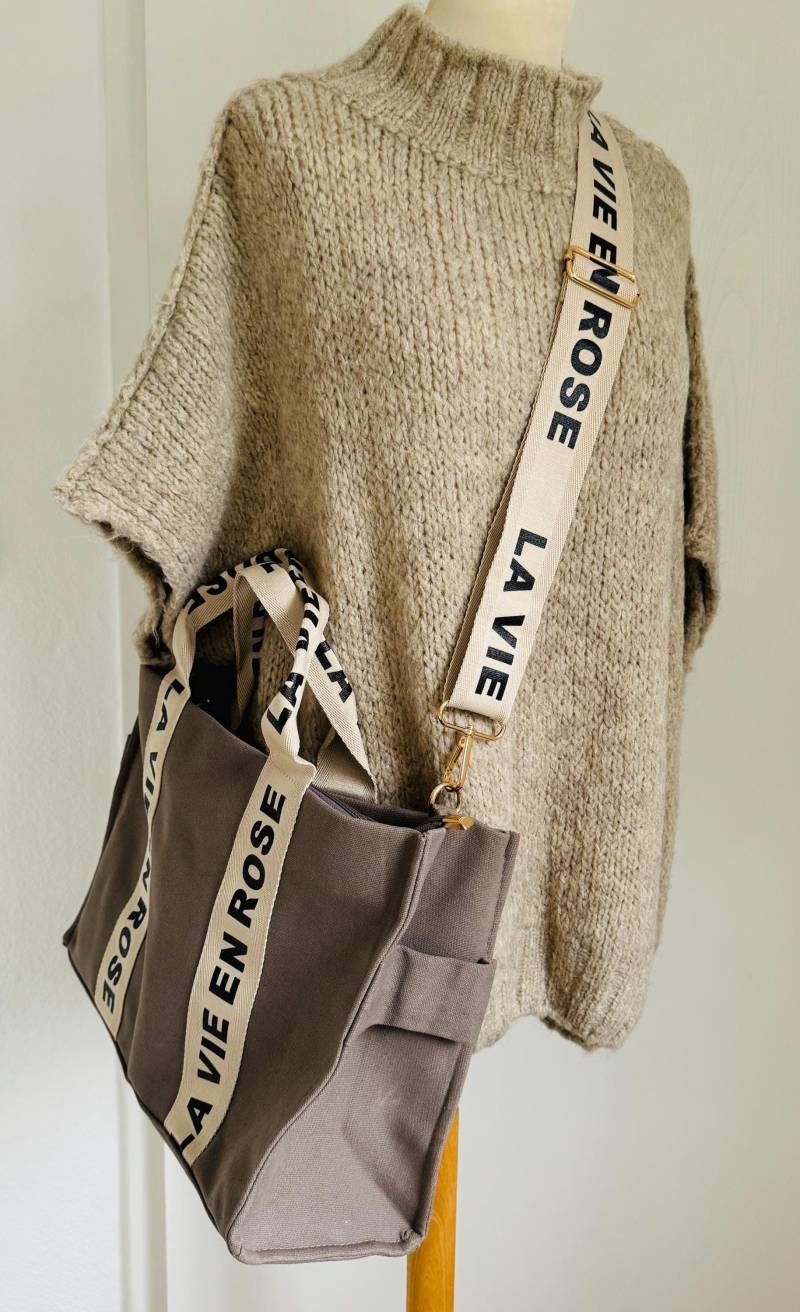 Flauschiger Oversizd-Pullunder Turtleneck Grobstrick - Verschiedene Farben Schuhzwang von schuhzwang