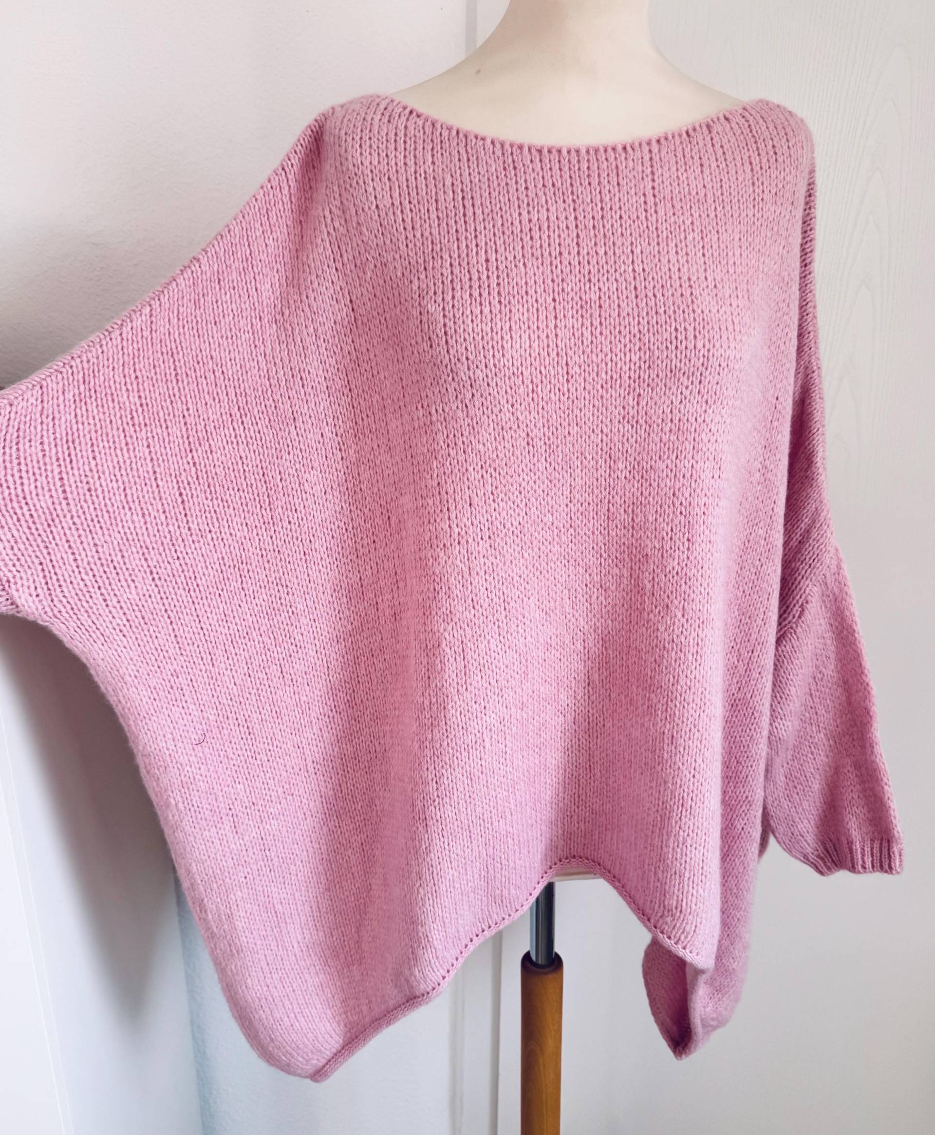 Oversized Strickpullover Cindra Pulli - Rosa Schuhzwang von schuhzwang
