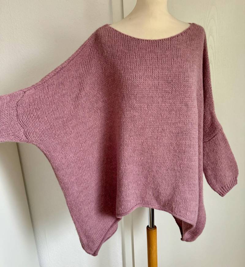 Oversized Strickpullover Cindra Pulli - Rosewood Schuhzwang von schuhzwang