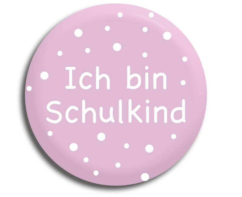 Button "Ich Bin Schulkind" Rosa 32mm Zur Einschulung Button "Ich Bin Schulkind" Rosa 32mm Zur Einschulung von schulkindshop
