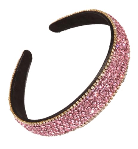 scicent Abschmink Haarband Elegant Damen Haarreif mit Strass Stirnbänder Kristallstein Glitter Strass Kopfschmuck für Frauen Mädchen Haarschmuck 16707 von scicent
