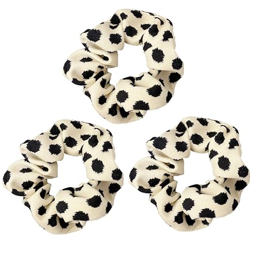 scicent Haargummi Damen 3 Stück Zebra-Streifen Druck Scrunchies Elastisches Haarband Mode Pferdeschwanz Halter Haarschmuck Nützlich und Praktisch - 315 von scicent