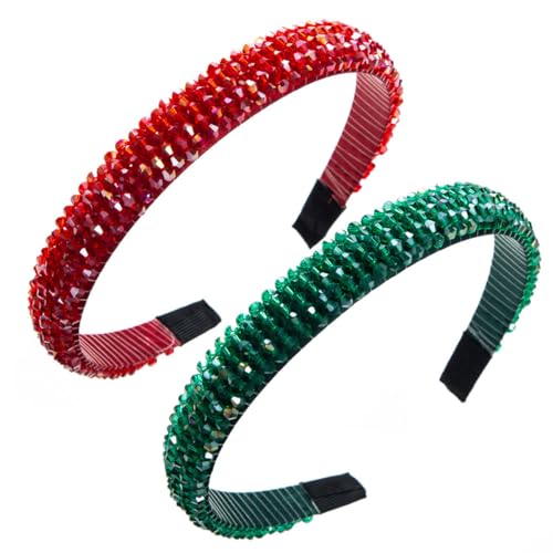 scicent Haarreif 2 Stück Strass Damen Haarband Glitzer Bling Kristall Haarreifen Dick Gepolstert Stirnband Geburtstagsgeschenk,Party,Hochzeit Braut Haarschmuck - 26419 scicent Haarreif 2 Stück Strass Damen Haarband Glitzer Bling Kristall Haarreifen Dick Gepolstert Stirnband Geburtstagsgeschenk,Party,Hochzeit Braut Haarschmuck - 26419 von scicent