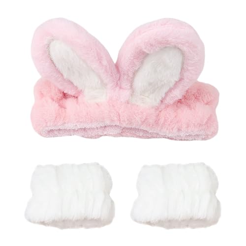 scicent Haarreif Dirndl 3 Stück Gesicht Waschen Haarband Spa-Stirnband Make-up Haarreifen Korallen Fleece Haarbänder Elastic Haarreifen Damen für Waschen des Gesichts Sport Schönheit - 23715 von scicent
