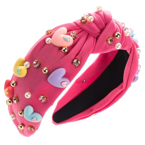 scicent Haarreif Karneval Funkelnde Perlen Haarband Mädchen Faux Perle Haarreifen Damen Modisch Kristall Stirnbänder Geburtstagsgeschenk Mode Haar Accessoires - 26327 von scicent