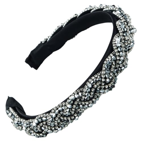 scicent Haarreifen Damen Rutschfeste Haarschmuck Hochzeit Dünne Strass Kristall Haarreif Modische Kreuz Stirnband für Frauen Mädchen Retro Haarband mit Kristall - 27806 scicent Haarreifen Damen Rutschfeste Haarschmuck Hochzeit Dünne Strass Kristall Haarreif Modische Kreuz Stirnband für Frauen Mädchen Retro Haarband mit Kristall - 27806 von scicent