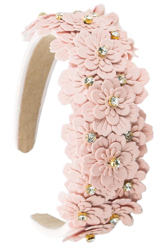 scicent Haarreifen Damen Strass Haarband Kristall Modische Haarreife Rutschfeste Zinken Stirnband für Den Täglichen Gebrauch Verabredungen Sport Mode Haarschmuck für Damen Mädchen - 25903 von scicent