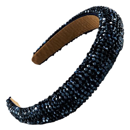 scicent Haarschleifen Damen Strass Glitzer Stirnband Funkelnde Mode Gepolsterte Haarreif Barock Haarreif Breit Einfarbiges Haarband Hochzeit Braut Haarschmuck Mädchen - 26819 scicent Haarschleifen Damen Strass Glitzer Stirnband Funkelnde Mode Gepolsterte Haarreif Barock Haarreif Breit Einfarbiges Haarband Hochzeit Braut Haarschmuck Mädchen - 26819 von scicent