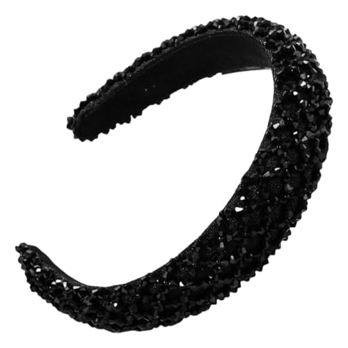 scicent Haarschmuck Modisch Haarband Kosmetik Kristall Haarreif Dirndl für Party Rutschfeste Stirnband für Frauen Damen Mode Strass Haarreif Antirutsch Haar Accessoires - 27603 von scicent