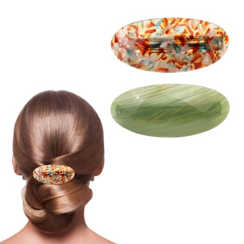scicent Haarspange 2 Stück Große Haarclips Schöne Einfache Klassische Haarspangen Exquisite Haarklammer Mode Haar Accessories für Damen - 28503 von scicent