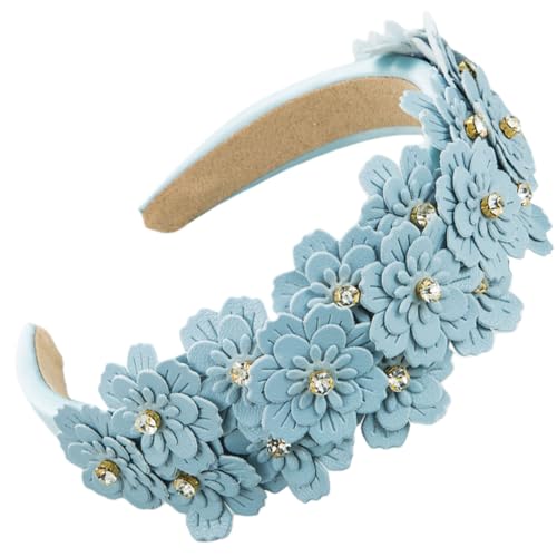 scicent Stirnband Damen Glänzend Kristall Haarreifen Barock Strass Haarreif Mode Rutschfeste Haarband Modische Haarschmuck für Frauen Mädchen Braut Haarreifen für Hochzeit - 25905 von scicent