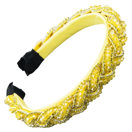 scicent Stirnband Modische Rutschfeste Dünne Haarband für Party Haarschmuck Frauen Mädchen Damen Elegant Haarreifen für Braut Brautjungfer Retro Niedlich Haarreif Dirndl - 27808 von scicent