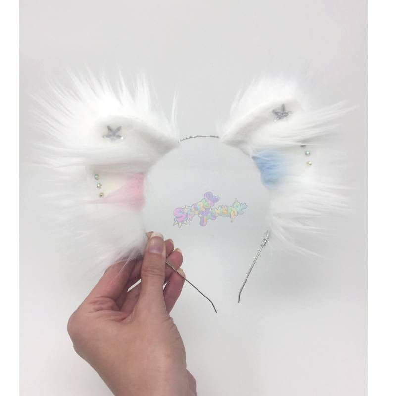 Pink & Blau Kitty Ohren - Furries Cosplay von scopermonstar