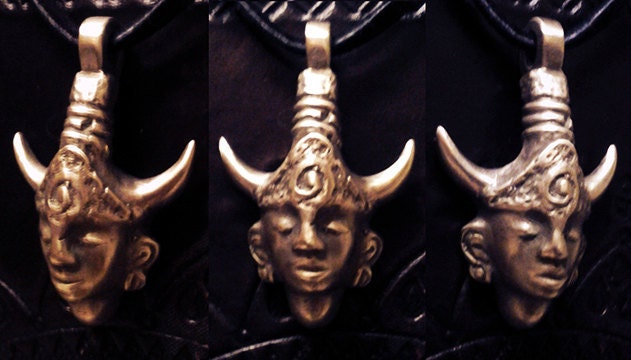 Massive Bronze Handgemachte Übernatürliche Samulet Dean's Halskette von scottwheelis