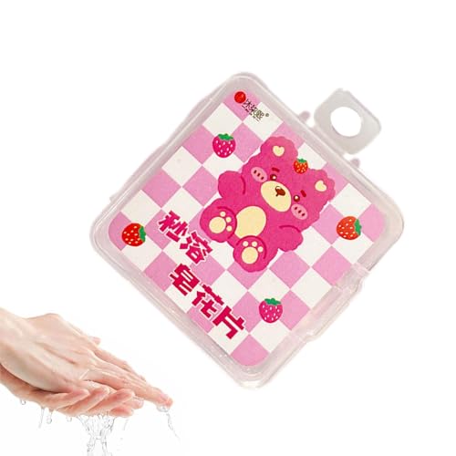 scyca Handtücher zum Händewaschen, Papier zum Händewaschen, Handwäsche für Camping, schnell auflösend | Duftblatt mit Blütenblättern für Studenten von scyca