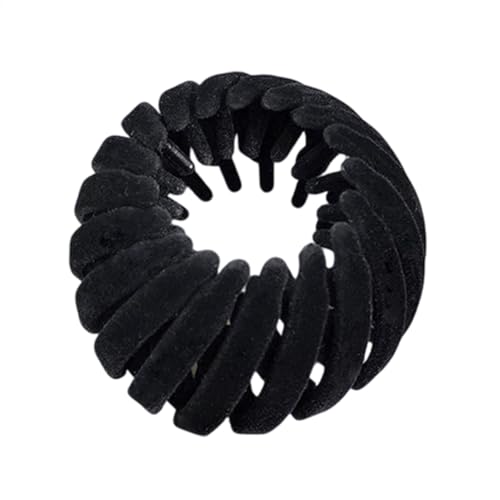scyca Lazy Birds Nest Teller Haarnadel, erweiterbarer Pferdeschwanzhalter | Pferdeschwanzhalter-Brötchenmacher,Styling-Haarspangen, erweiterbare Nestplatte, Haarnadel-Haarschmuck für Frauen von scyca