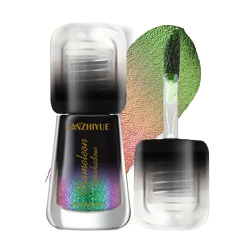 scyca Lidschatten mit Farbwechsel, flüssiger Lidschatten mit schimmerndem Metallic-Farbwechsel, langanhaltendes Halloween-Weihnachts-Make-up von scyca