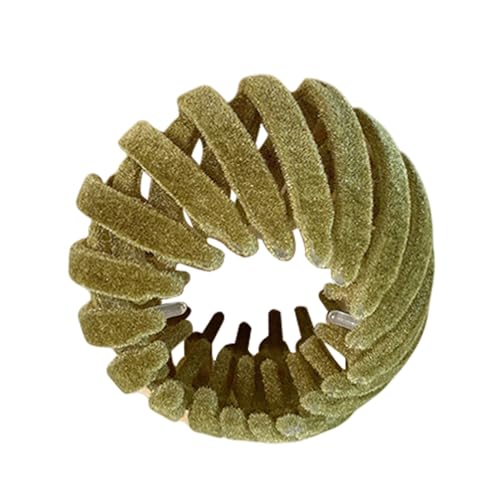 scyca Vogelnest-Pferdeschwanzhalter, Vogelnest-Zauberhaarspange - Pferdeschwanzhalter-Brötchenmacher - Styling-Haarspangen, erweiterbare Nestplatte, Haarnadel-Haarschmuck für Frauen von scyca