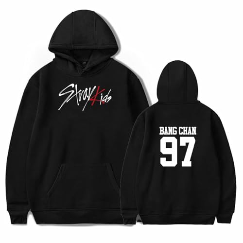 sdfsdfsd Kpop-Stray Kids Band Mitglied BANG CHAN Idol Hoodie,Casual Sweatshirt Für StrayKids Fans Stay Holiday Geschenk von sdfsdfsd