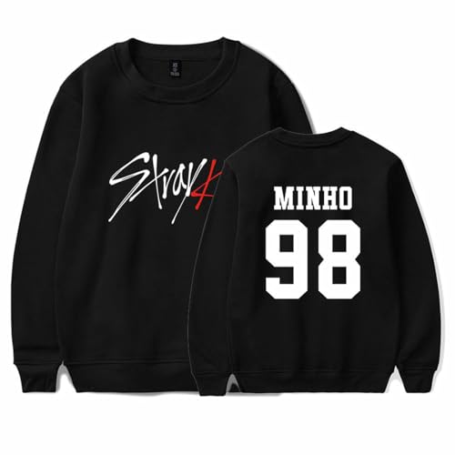 sdfsdfsd Kpop-Stray Kids Band Mitglied Minho Idol Pullover,Unisex Sweatshirt Für StrayKids Fans Stay Holiday Geschenk von sdfsdfsd