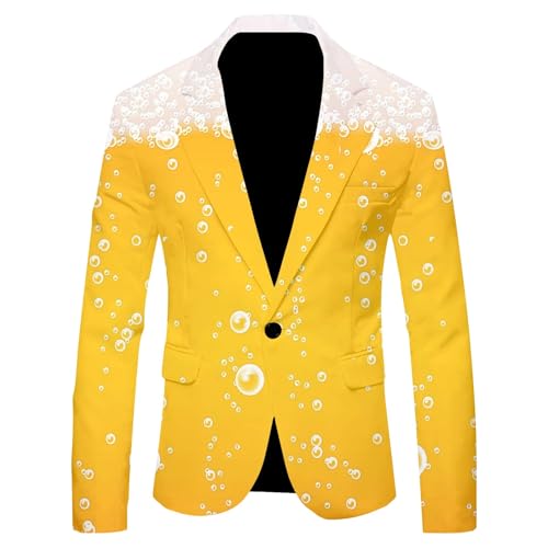 sdhienbb Sakko Herren Sportlich Trachte Anzugjacke Regular Fit Knöpfe mit Reverskragen Hochzeitsanzug Herren anzüge für Herren grau herrensakko leinen von sdhienbb
