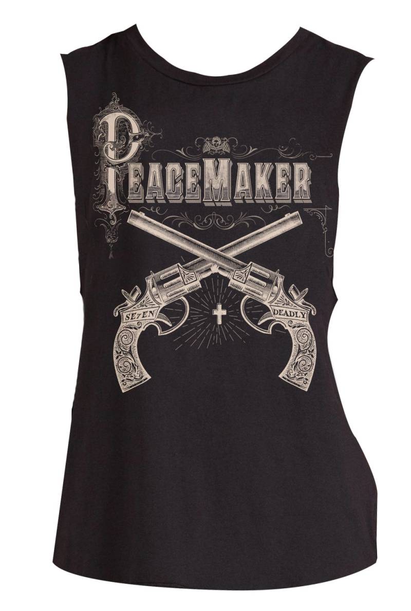 Peacemaker Pistolen Muskel-T-Shirt von se7enDeadly