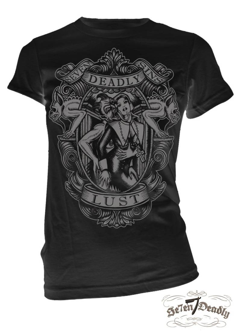 Se7En Deadly Lust T-Shirt Für Damen von se7enDeadly