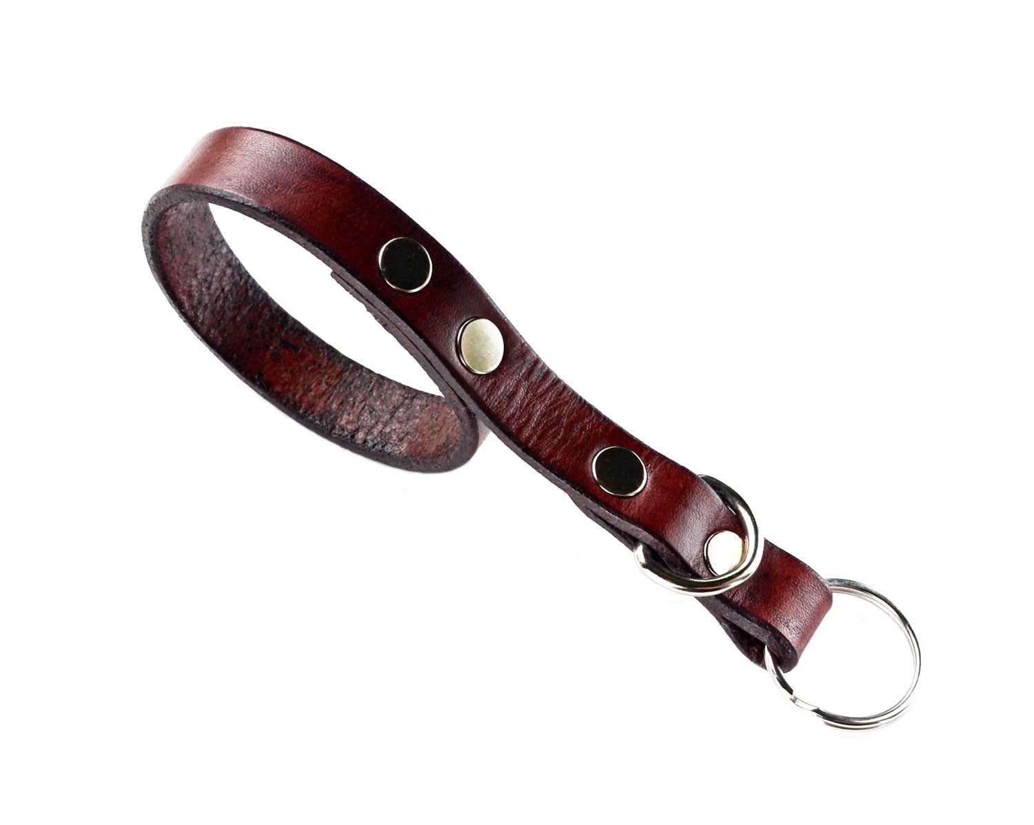 Anpassbarer Leder Dee Ring Schlüsselanhänger - Einzigartiges Handgemachtes Geschenk Boxed Im Angebot Anpassbarer Leder Dee Ring Schlüsselanhänger - Einzigartiges Handgemachtes Geschenk Boxed Im Angebot von MisterAccessories