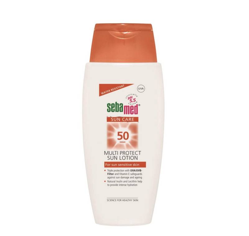 sebamed Körperpflegemittel Bräunungslotion SPF 50 Sonnenpflege (Multi Protect Sun Lotion) 150 ml von sebamed