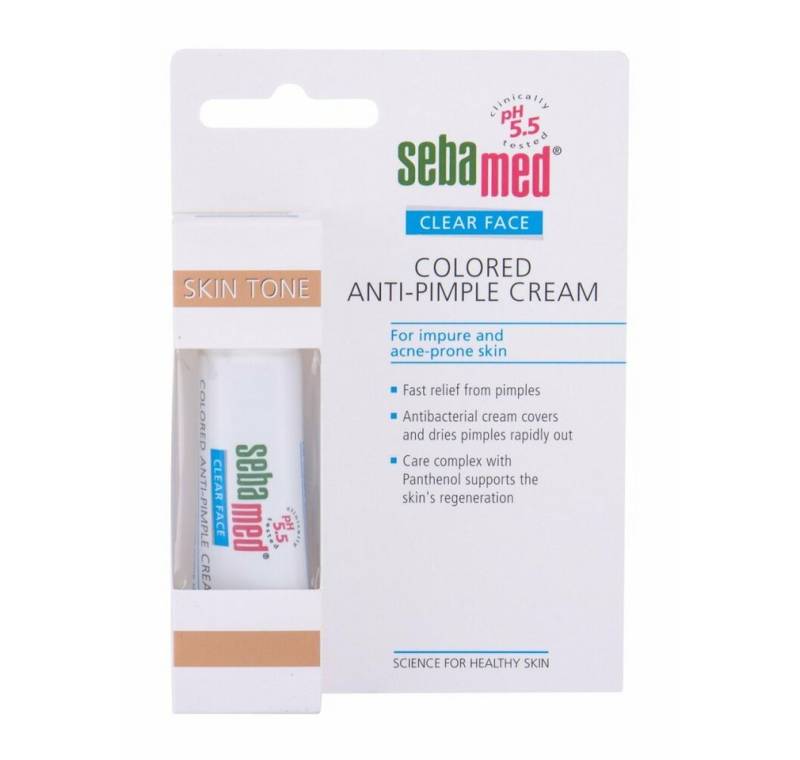 sebamed Tagescreme Clear Face Coloured Anti-Pickel-Creme von sebamed