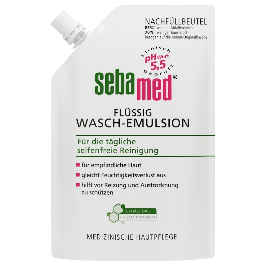 sebamed  sebamed Flüssig Wasch-Emulsion Nachfüllbeutel Waschlotion 400.0 ml von sebamed