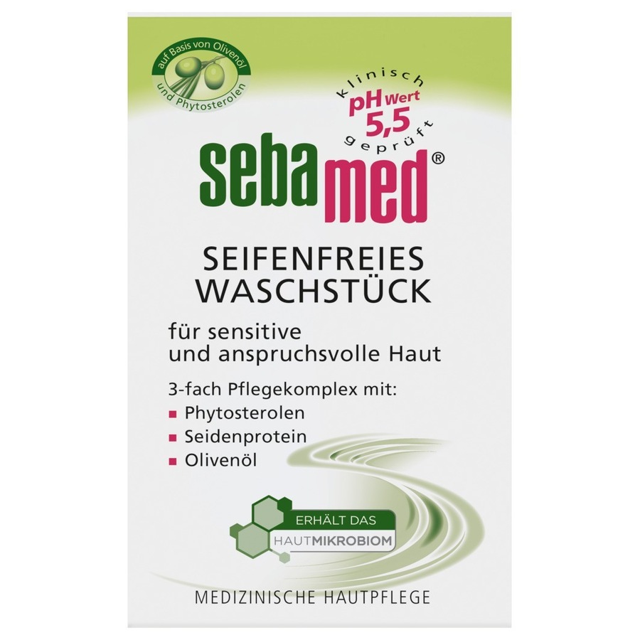 sebamed  sebamed Seifenfreies Waschstück mit Olive Gesichtsseife 150.0 g von sebamed