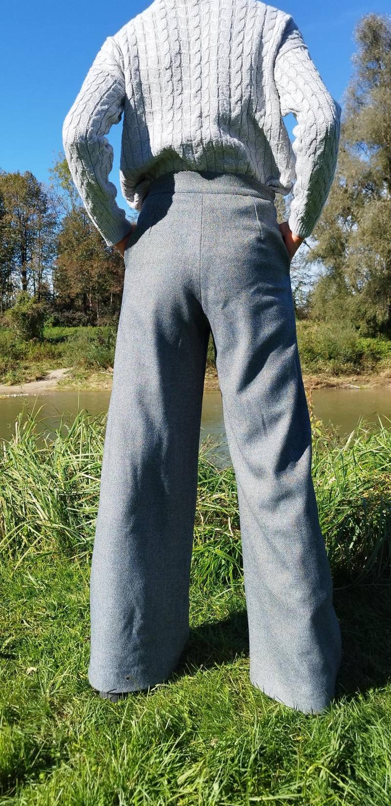 Elegant, Wide Ladiestousers, Wool Trousers, Pants, Trousers For Tall People, Top Fashion, Recycling, Marlene von secondstorry