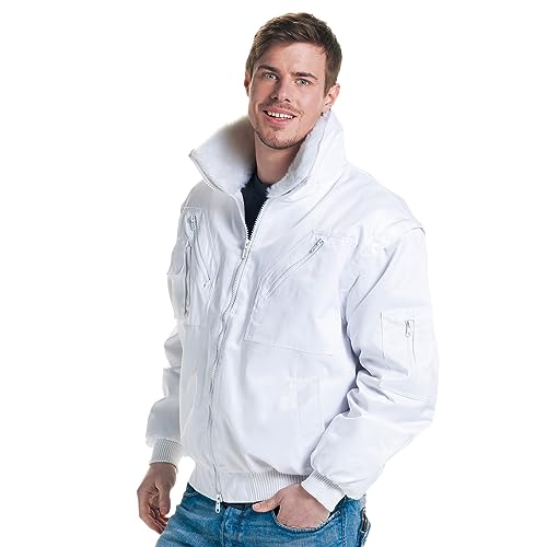securesse Pilotenjacke 4 in 1-Funktion weiß Größe XL von securesse