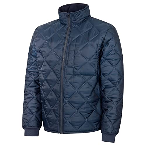 securesse Thermo-Steppjacke mit Kragen Farbe: blau Größe M von securesse