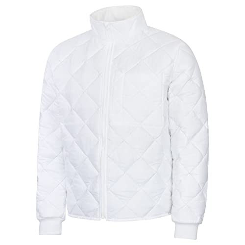 securesse Thermo-Steppjacke mit Kragen Farbe: weiß Größe XL von securesse