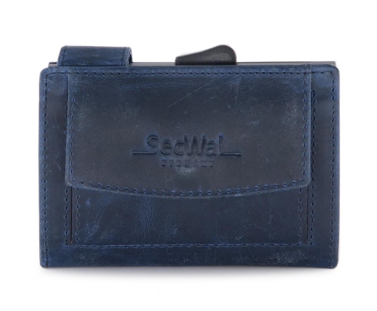 secwal - Kreditkartenetui Hunter Navy Blau von secwal