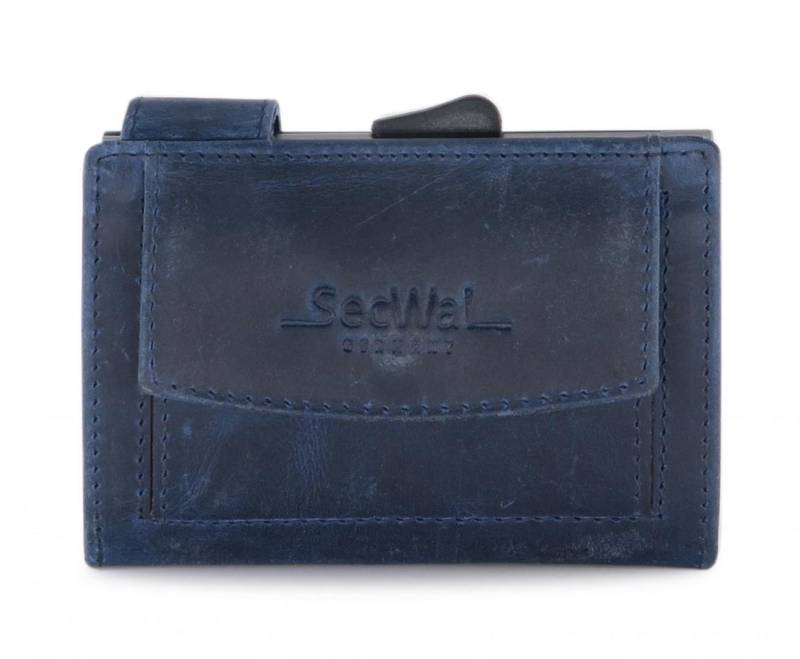 secwal - Kreditkartenetui Hunter Navy Blau von secwal