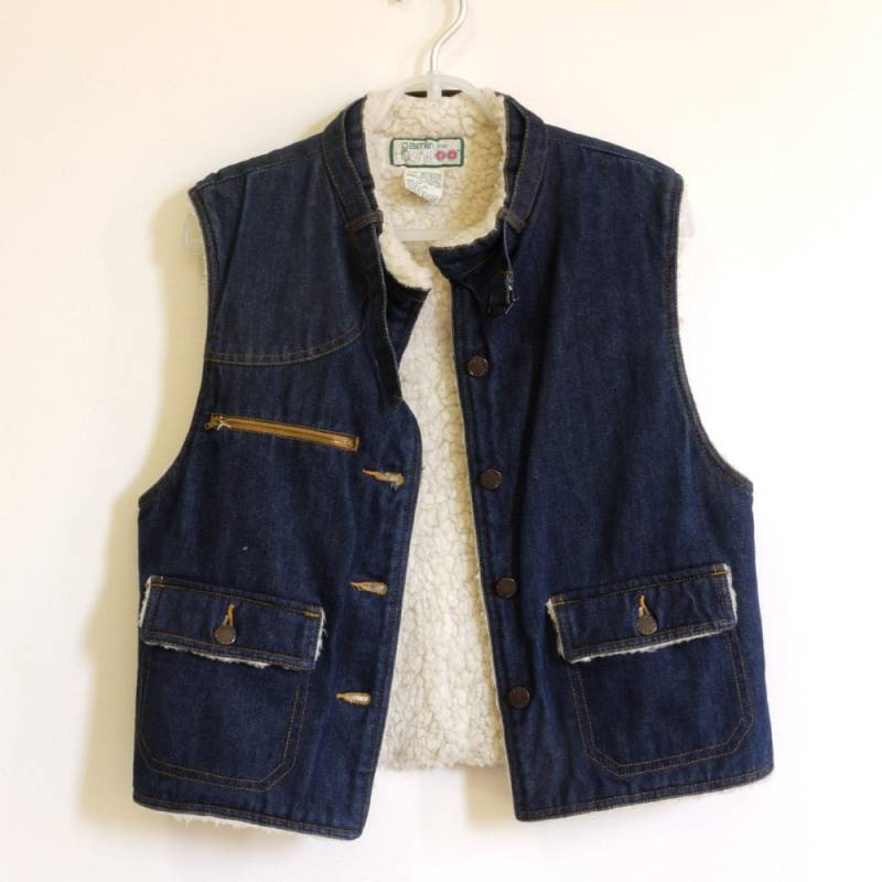 Jeansweste Mit Kunstfellfutter. Sz Small Jeansweste Mit Kunstfellfutter. Sz Small von seesong