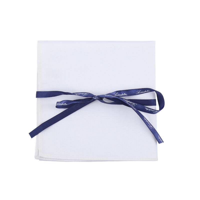 seidenfalter - Einstecktuch Uni weiss von seidenfalter