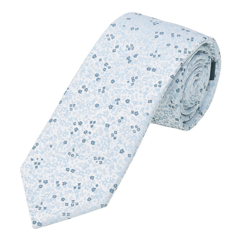 seidenfalter - Krawatte Flower 7cm h-blau - Gr. - OS von seidenfalter