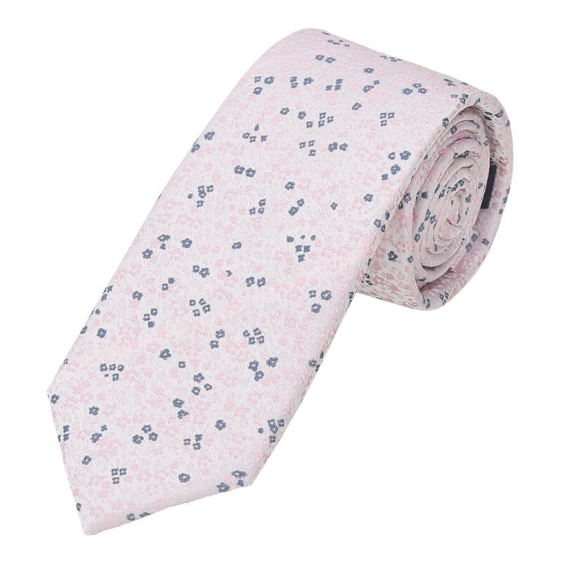 seidenfalter - Krawatte Flower 7cm rosa - Gr. - OS von seidenfalter