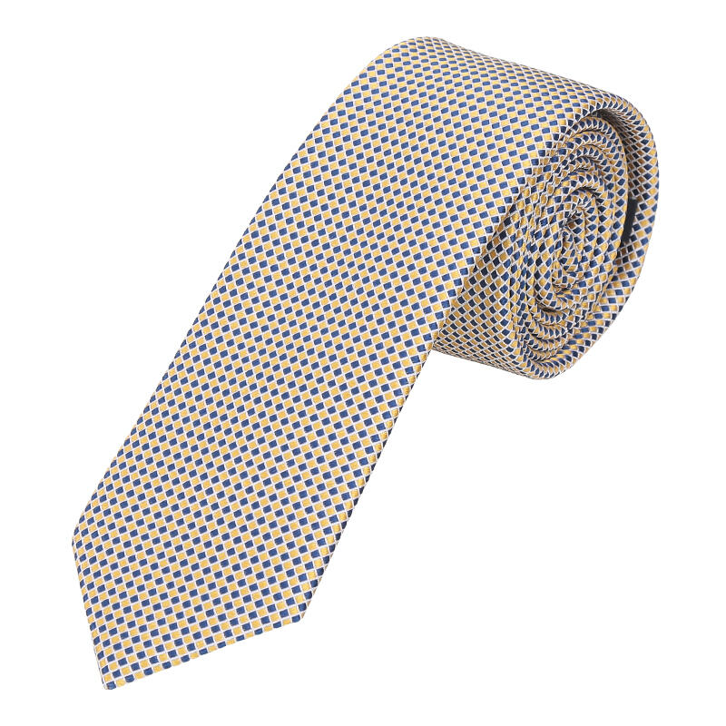 seidenfalter - Krawatte Micro 6cm h-gelb - Gr. - OS von seidenfalter