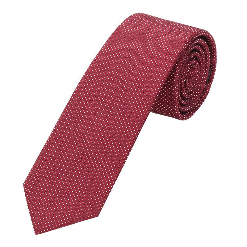 seidenfalter - Krawatte Picoté 6cm bordo - Gr. - OS von seidenfalter