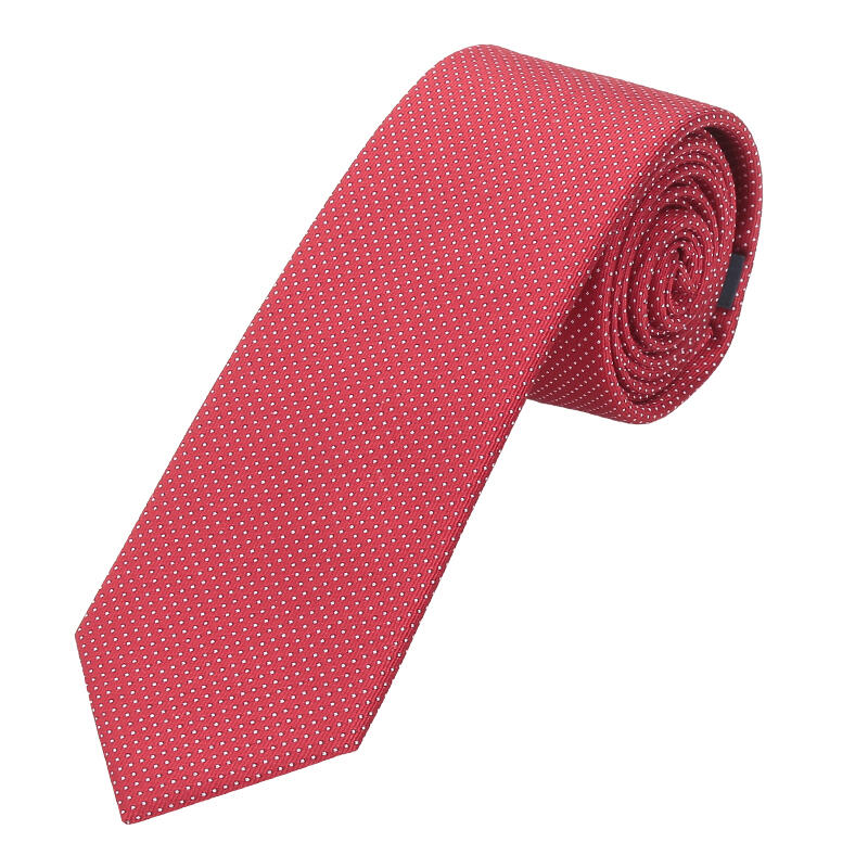 seidenfalter - Krawatte Picoté 6cm h-rot - Gr. - OS von seidenfalter