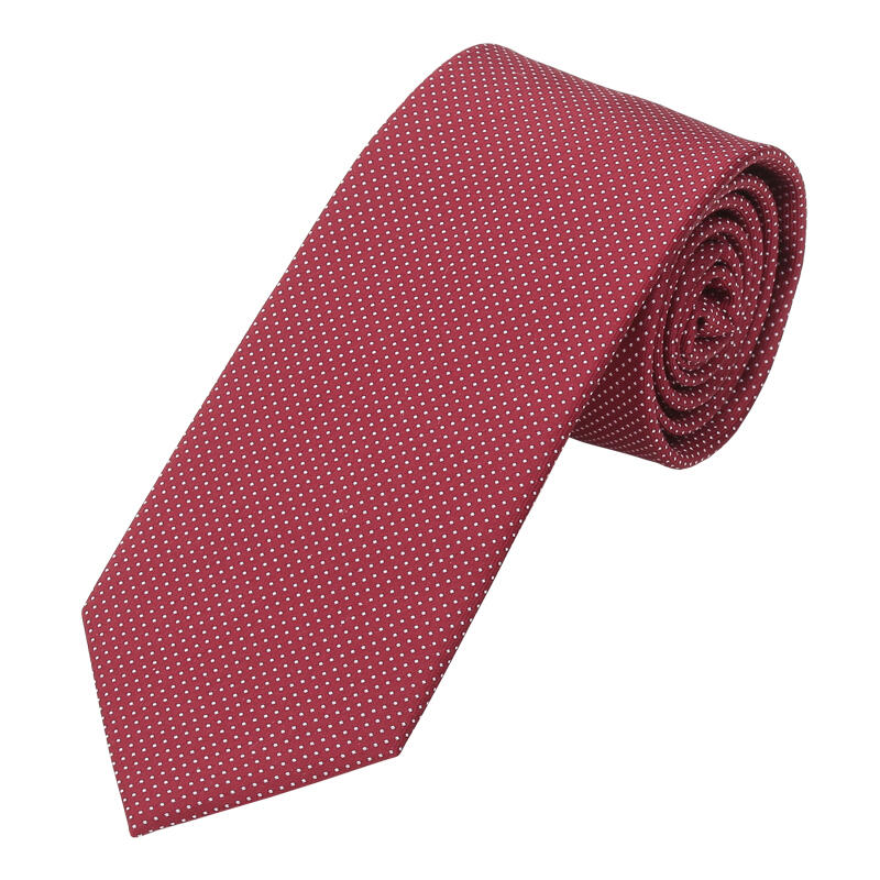 seidenfalter - Krawatte Picoté 7cm bordo - Gr. - OS von seidenfalter