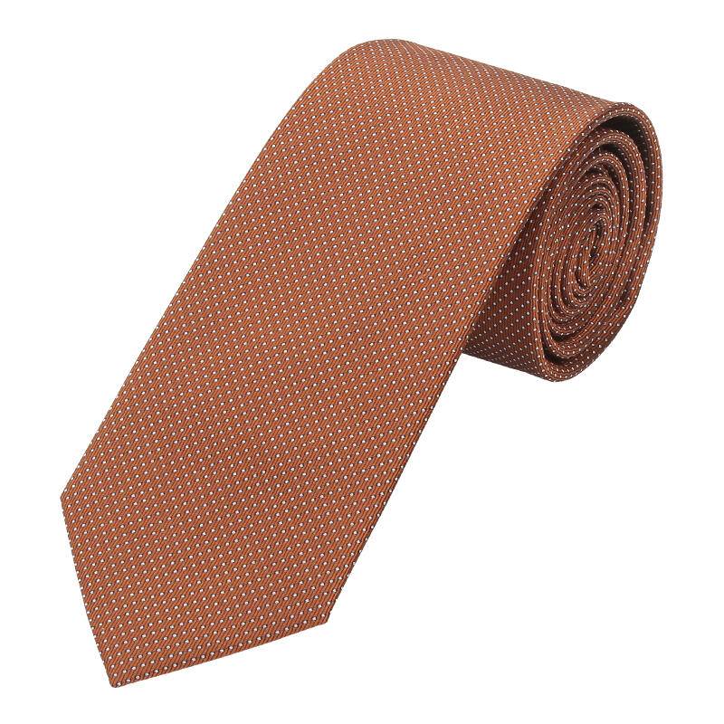 seidenfalter - Krawatte Picoté 7cm bronze - Gr. - OS von seidenfalter